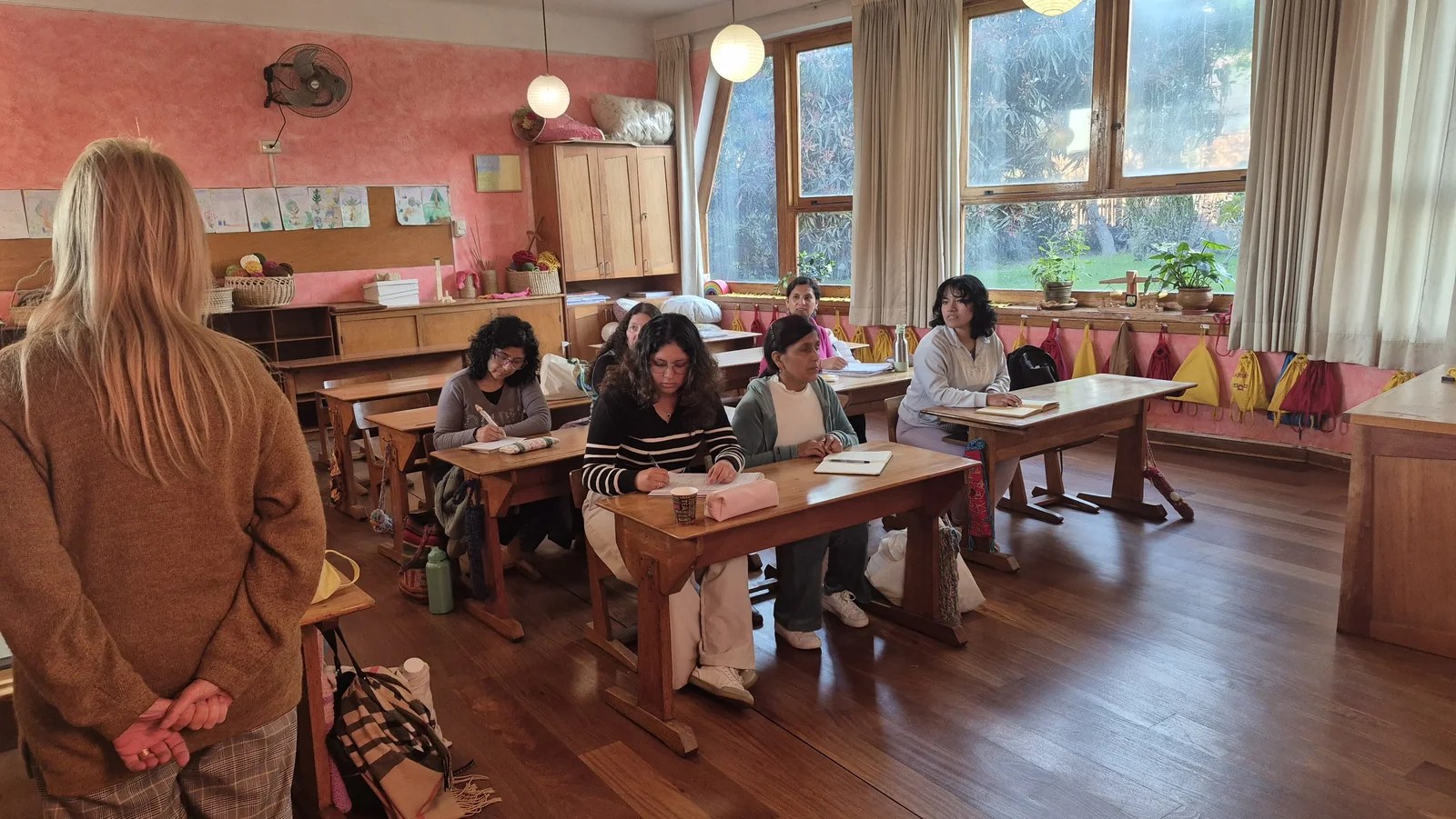 Clase en el Seminario