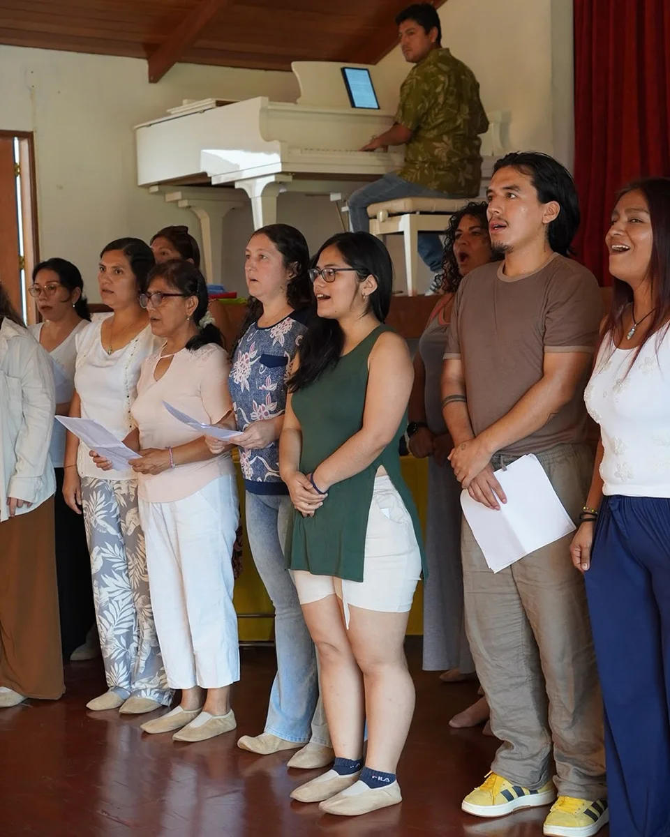 Coro en práctica